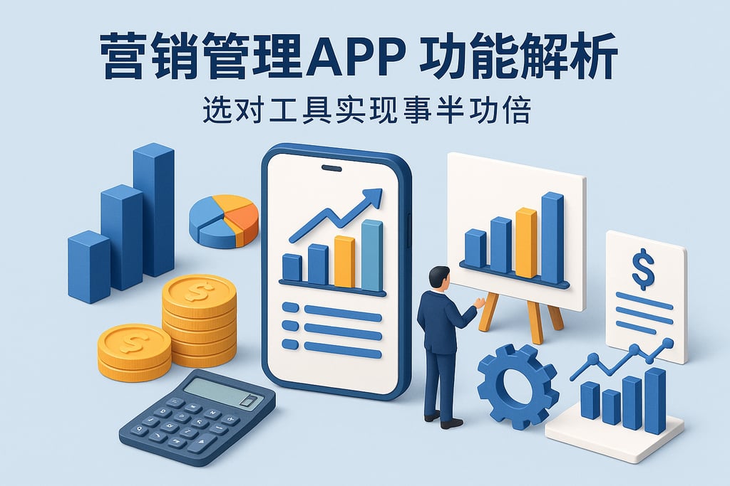 营销管理 APP 功能解析，选对工具实现事半功倍